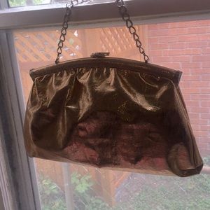 Golden vintage pride ladder w pretty lock/chain